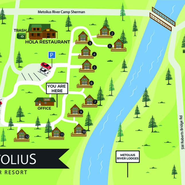 NEW Metolius River Resort Map