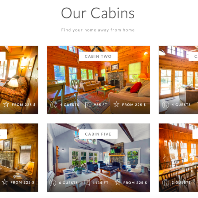 Metolius River Resort Cabins on Home Page
