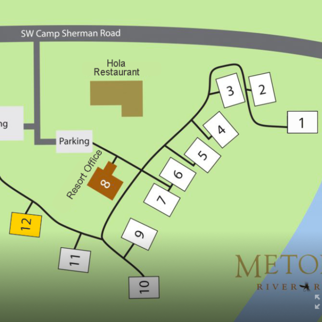 OLD Metolius River Resort Map